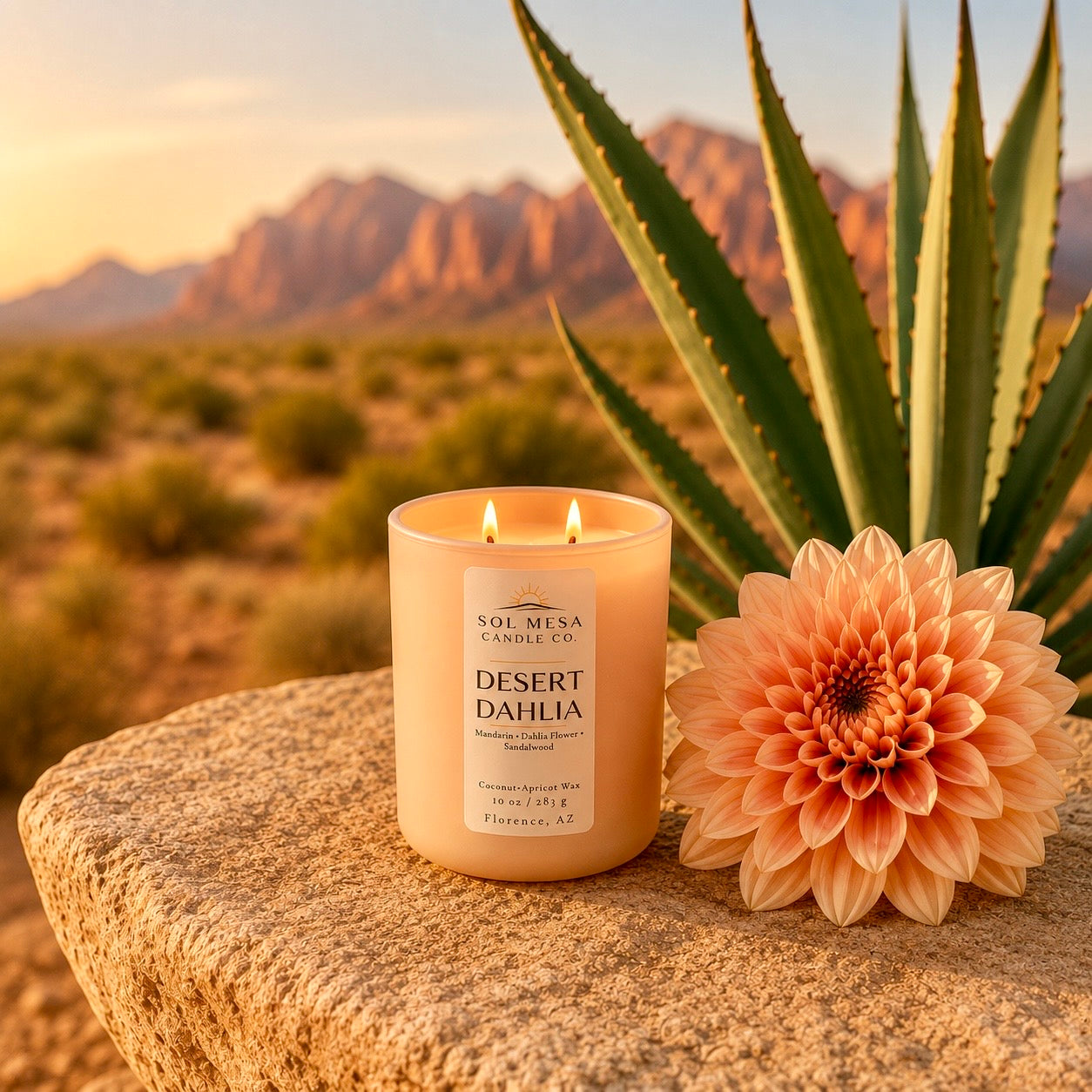 DESERT DAHLIA CANDLLE